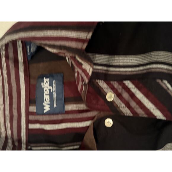 Wrangler Men’s Large Pearl Snap Western Style Cotton - Picture 4 of 5